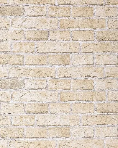 3D Tapete Stein Tapete EDEM 583-20 Rustikale Vinyl Tapete klassische Vintage Optik Mauer-Stein Klinker Ziege sand beige