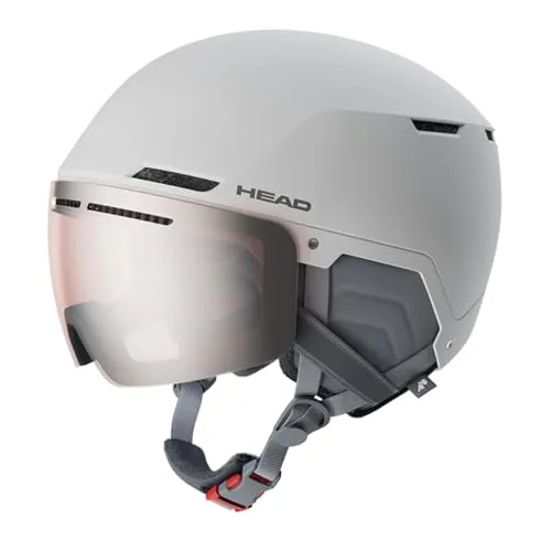 HEAD CINEMA W Skihelm 2024/25 - M/L (56-59cm) - Weiß - Stylischer Skihelm mit Visier und innovativem Belüftungssystem. Der HEAD CINEMA bietet maximalen Komfort und Sicht, ideal für Ski- und Snowboardfahrer.