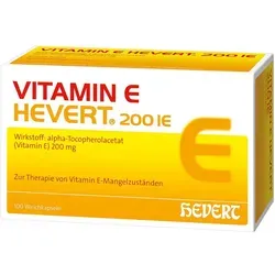 Vitamin E Hevert 200 IE - 100 Weichkapseln, rezeptfrei und hochwertige Unterstützung für Ihre Gesundheit