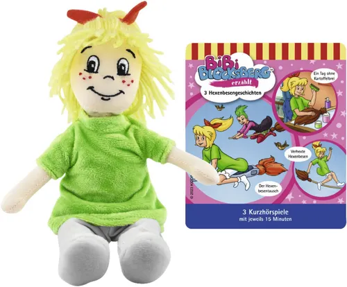 Tonies Bibi Blocksberg - Hexenbesengeschichten Plüsch, zauberhafte Hörspielabenteuer für Babys und Kleinkinder