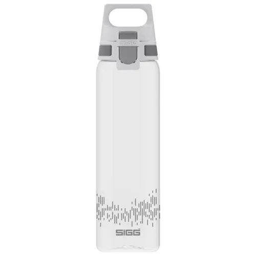 Trinkflasche Total Clear One MyPlanet "Anthracite" 0,75L - Nachhaltige Wasserflasche aus Tritan Renew mit praktischem Ein-Hand-Verschluss. Ideal für unterwegs und umweltfreundlich.