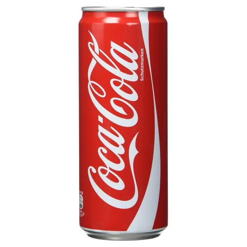 Coca Cola Getränkedose 330ml - Erfrischendes koffeinhaltiges Softdrink, ideal für unterwegs oder als Durstlöscher. Genießen Sie den unverwechselbaren Cola-Geschmack!