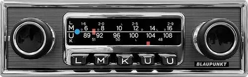Blaupunkt RETRO CAR RADIO FRANKFURT STEREO MB - Autoradio im Retro Design - Das Blaupunkt RETRO CAR RADIO vereint modernes Bluetooth und DAB Digital Radio in einem stilvollen Retro-Design. Ideal für alle, die ihren Fahrstil mit hochwertigem Klang aufwerten möchten.