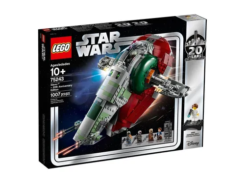 LEGO 75243 Star Wars Slave I 20th Anniversary Edition - LEGO Set für Star Wars Fans ab 6 Jahren, mit einzigartigem Sammlerwert und nostalgischem Design, ideal für kreative Bauspaß und Fantasie.