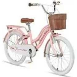 Chillaxx Bike Linda Premium Kinder City Bike 20 Zoll - Rosa - Fahrrad für Kinder ab 115 cm, perfekt für den Schulweg. Modernes Design mit hochwertiger Lackierung und schnelle Montage.