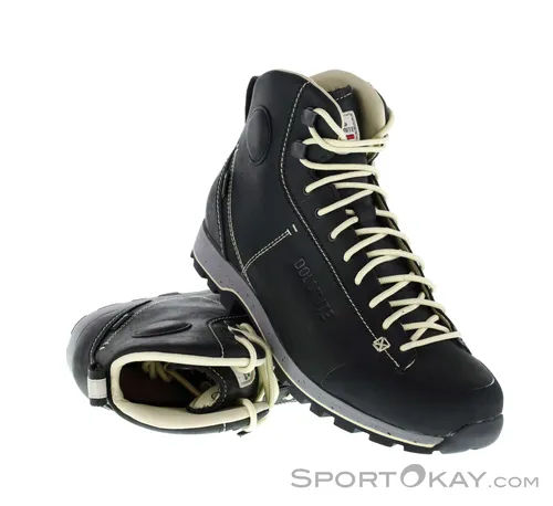 Dolomite Shoe 54 High Fg Evo GTX black (0119) 9.5 - Wanderschuhe mit GORE-TEX-Membran für wasserdichten Komfort, gefertigt aus nachhaltigem geöltem Nubukleder und ausgestattet mit Vibram Ice Trek 2 Laufsohle für besten Grip und Dämpfung.