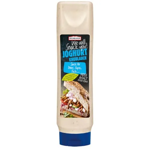 Homann - Snack Sauce Joghurt Knoblauch - 875 ml