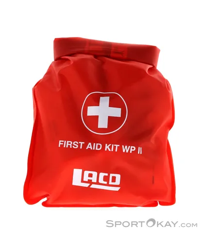 LACD First Aid Kit WP II Orange - Wasserdichtes Erste Hilfe Set - Erste Hilfe Set mit wasserdichtem Rollverschluss, schützt 44 medizinische Komponenten vor Nässe, Schmutz und Staub – ideal für Outdoor-Abenteuer.