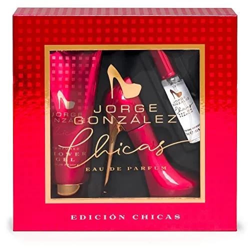 JORGE GONZÁLEZ Eau de Parfum EDICIÓN CHICAS 3er Gift Box - Eau de Parfum Geschenkset mit blumiger Kopfnote und sinnlicher Aura, ideal für besondere Anlässe oder als Geschenk für Freundinnen.
