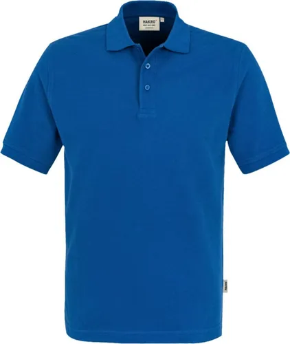 HAKRO Poloshirt Classic 810 - royalblau, Größe S - Herren Poloshirt aus 100% Baumwolle, mit hochwertiger 3-Loch-Knopfleiste und extra haltbaren Knöpfen. Ideal für komfortablen Alltag und vielseitige Outfits.