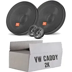 Lautsprecher Boxen JBL 16,5cm System Auto Einbausatz - Einbauset passend für VW Caddy 2K Life Front - justSOUND