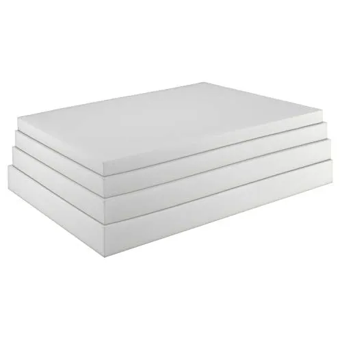 sunnypillow Schaumstoffplatte Schaumstoff Polster Zuschnitt - 60 x 200 x 1 cm RG 14/18 - Topper Matratzen Auflage in vielen Größen zur Auswahl