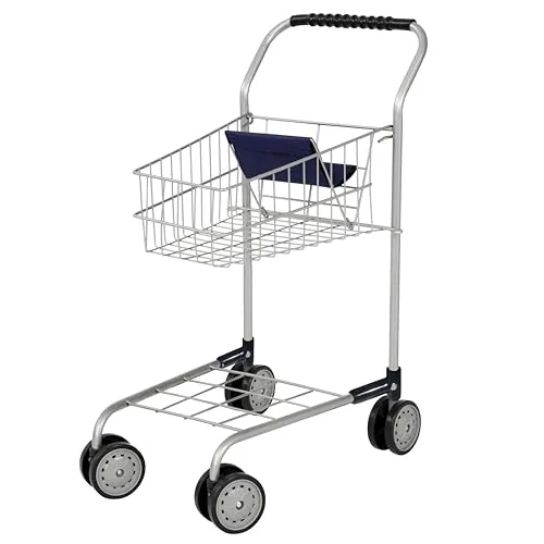 Bayer Design Einkaufswagen TOP - Puppenwagen für Kinder - Kleidung & Accessoires, ideal für fantasievolles Spielen und fördert die Motorik der Kleinen.