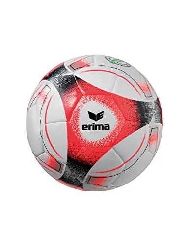 Erima Kinder Fussball HYBRID Lite 350 Fiery Coral 5 - Trainingsball für Fußball, leicht und langlebig mit ERIMA Hybrid Technologie, ideal für Kunstrasenplätze – perfekt für die Stars von morgen!