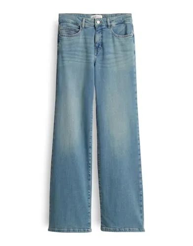 OPUS PANTS Weite Jeans MELLY MODERN - Trendige Wide Leg Jeans aus BCI Cotton mit Powerstretch, authentischer Used-Waschung und vielseitigem 5-Pocket-Stil – ideal für modische Outfits.