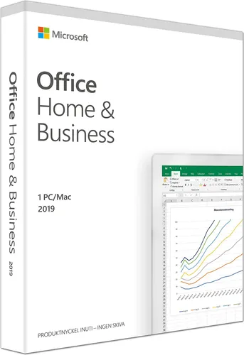 MS Office Home and Business 2019 EuroZone Medialess P6 Schwedische Version