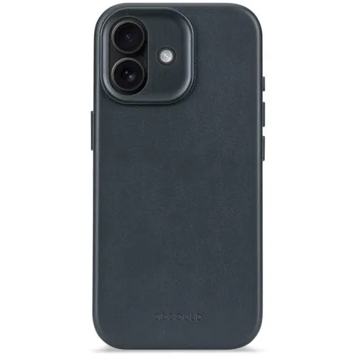Decoded Leather Backcover iPhone 17 Navy Shadow - Elegante Lederhülle für iPhone 17 in Navy Shadow, schützt Ihr Gerät stilvoll und bietet einen perfekten Sitz. Ideal für den täglichen Gebrauch.