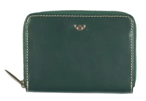 Golden Head Leder Geldbörse Venezia Zipped Billfold Coin Wallet Green grün