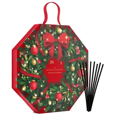 Rituals Adventskalender Classic 2025 mit Ersatz-Duftstäbchen - Erleben Sie die festliche Magie mit dem Rituals Adventskalender Classic 2025. 24 luxuriöse Überraschungen für Körper und Zuhause, inklusive zusätzlicher Diffusor-Sticks für langanhaltenden Duftgenuss. Ein perfektes Geschenk!