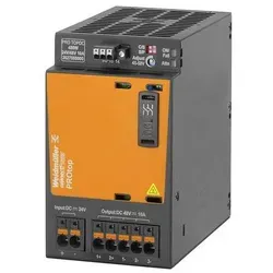 Weidmüller PRO TOPDC 24V/48V 10A DC/DC-Wandler - Halbleiter, leistungsstarker 480W Wandler für zuverlässige Energieversorgung in industriellen Anwendungen.