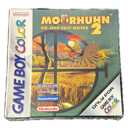 Neu: Moorhuhn 2 Nintendo Gameboy Color Sealed OVP phenomedia Ravensburger rar