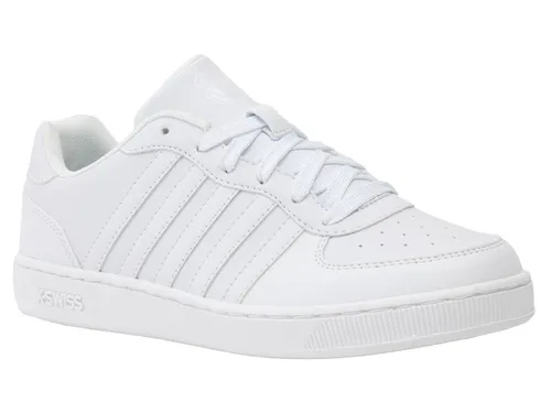 K-Swiss Court Cali Herren Sneaker Weiß 04777-101-M - Stylische Herren Sneaker für Freizeit und Sport, gefertigt aus hochwertigem Synthetikleder und mit rutschfester Gummisohle für optimalen Halt. Ideal für den ganzjährigen Einsatz!