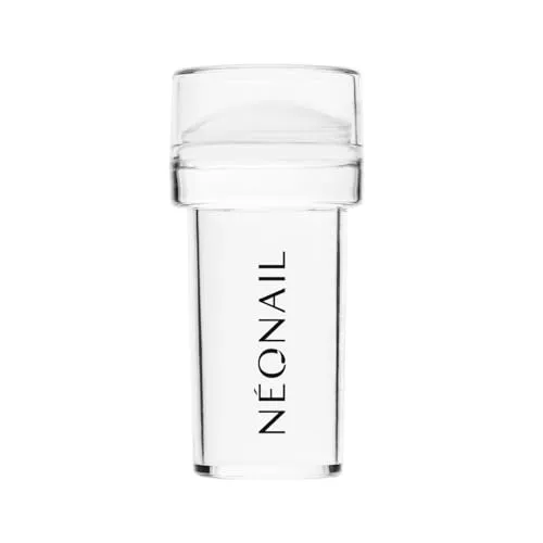 NÉONAIL Mini Nagel Stempel mit Schaber - Nägel selber machen - Nail Art Stamper - Nageldesign für Nagel Schablone - French Nails Stempel - Silikon Nagelstempel