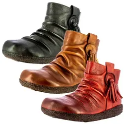 Laura Vita Damen Stiefeletten Gocno 185, Schwarz, Größe 37 EU - Elegante Stiefelette aus weichem Leder, ausgestattet mit komfortabler Lederdecksohle und praktischem Reißverschluss für optimalen Sitz. Ideal für jeden Anlass und lange Tragezeiten.