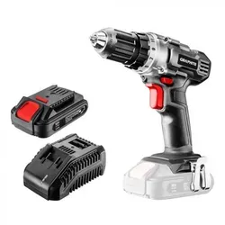 GRAPHITE ENERGY+ SET 18V Akku-Bohrmaschine mit 2Ah Akkupack - Akkuschrauber-Set mit 2-Gang-Bohrmaschine, LED-Beleuchtung und schnellem Ladegerät. Ideal für Heimwerker und Profis, perfekt zum Bohren und Schrauben in verschiedenen Materialien.