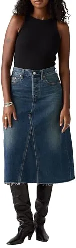 Levi's Hr A-Line Decon Skirt Hinged Heart