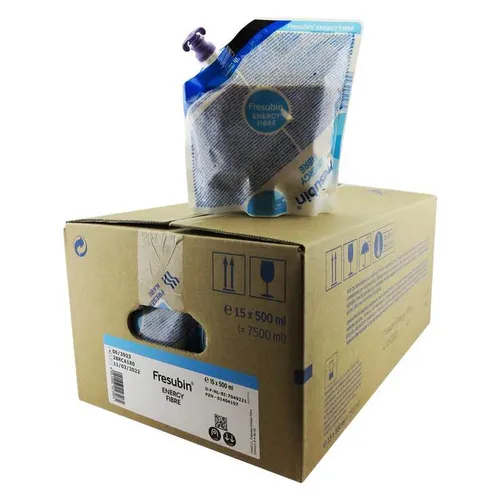 Fresubin Energy Fibre Easy Bag - 7500 ml - Trinknahrung mit hohem Energiegehalt, ideal zur Unterstützung der Ernährung bei erhöhtem Bedarf und einfacher Handhabung.