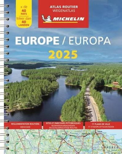 Michelin Atlas Europa 2025: wegenatlas Schaal 1:1.000.000