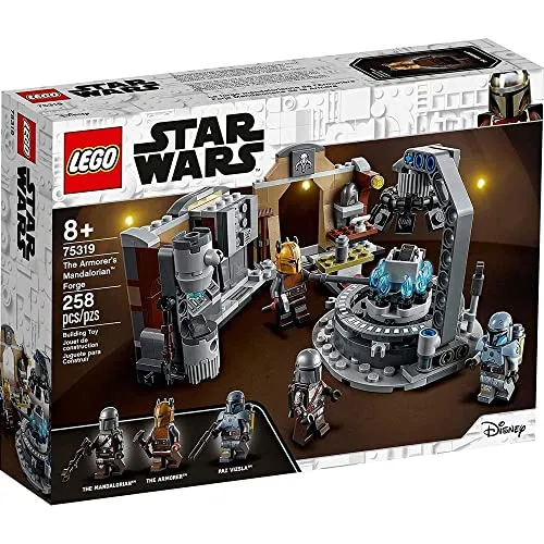 LEGO Star Wars Die Schmiede des Mandalorianers 75319 - Bausatz mit abnehmbarer Schmiede und vielen Zubehörteilen für kreatives Spiel. Ideal für Kinder ab 8 Jahren und perfekte Geschenkidee für Star Wars-Fans.