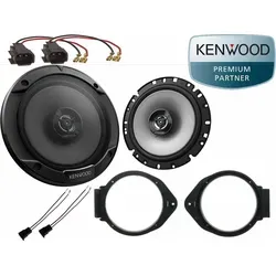Kenwood Lautsprecher Set für Opel Insignia (Bj 11/08-2021) - KFZ-Lautsprecherboxen für Opel Insignia, 300 W Leistung, 2-Wege koaxial System für kraftvollen Sound und einfache Installation.