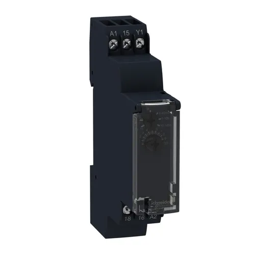 Schneider Electric RE17RHMU Zeitrelais - Hochwertiges Zeitrelais für Hutschienenmontage mit einem Zeitbereich von 0,1 bis 360000 Sekunden, ideal für flexible Steuerungsanwendungen in der Automatisierung.