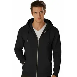 Smith & Solo Hoodie Herren - Sportlicher Zipper Sweatjacke in Schwarz (Größe M) - Bequemer Hoodie aus Baumwoll-Mischung mit Reißverschluss und praktischen Eingrifftaschen. Ideal für sportliche Aktivitäten oder entspannte Tage.