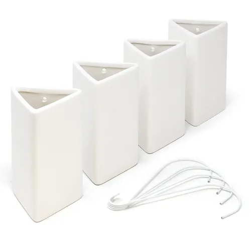 Joeji's Kitchen Heizkörper Luftbefeuchter 4er-Set - Effizienter Heizkörper Luftbefeuchter aus weißer Keramik im minimalistischen Design. Ideal für trockene Wintertage, sorgt für ein angenehmes Raumklima und ist einfach zu bedienen.