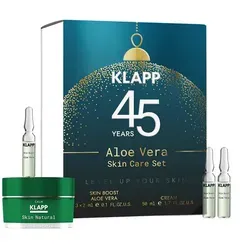 KLAPP Cosmetics Aloe Vera Skin Care Set - Hautpflegesets & -kits mit erfrischender Aloe Vera Creme, die Feuchtigkeit bindet und für alle Hauttypen geeignet ist.