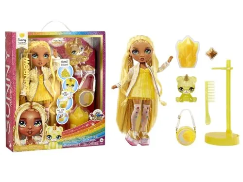 Classic Rainbow High Fashion Doll - Sunny, Puppe - Bunte Fashion-Puppe aus der Rainbow High Serie, fördert Kreativität und Rollenspiele für Kinder ab 6 Jahren.