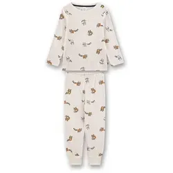 Sanetta Kinder-Pyjama Beige, Größe 98 - Bequemer Sanetta Kinder-Pyjama in Beige, Größe 98. Aus 100% Baumwolle, mit elastischem Bund und langem Arm für optimalen Tragekomfort. Ideal für entspannte Nächte.