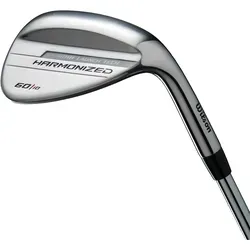 Wilson Harmonized Wedge 60° für Linkshänder - Präzisions-Golfschläger mit 60° Loft, ideal für Pitches und Annäherungsschläge. Benutzerfreundliches Design für linkshändige Golfer, gefertigt aus langlebigem legiertem Stahl für optimale Kontrolle und Zuverlässigkeit.