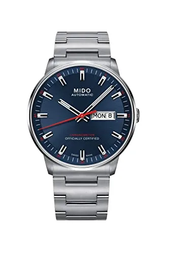 MIDO Herren-Armbanduhr Commander II Analog Automatik Edelstahl M0214311104100