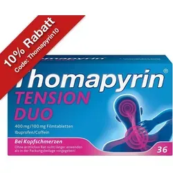 Thomapyrin TENSION DUO bei Kopfschmerzen: Ibuprofen/Coffein