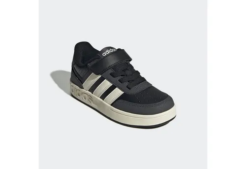 Adidas BREAKBASE C Kinder Sportschuhe, Gr. 32 - Sneaker für Kinder, ideal für Schule und Spiel, mit strapazierfähigem Synthetik-Obermaterial und einfacher Handhabung dank Klettverschluss.