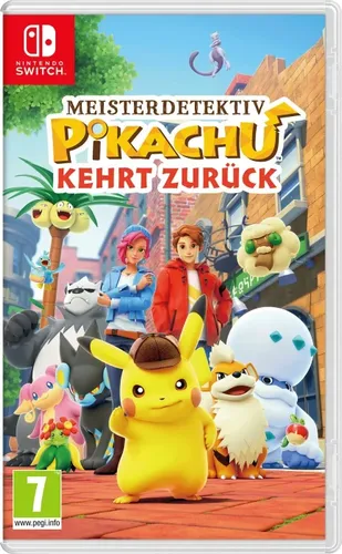 Meisterdetektiv Pikachu kehrt zurück - Nintendo Switch - Action & Abenteuer Spiel für Nintendo Switch, bietet spannenden Multiplayer-Spaß und ist ideal für Fans aller Altersgruppen!
