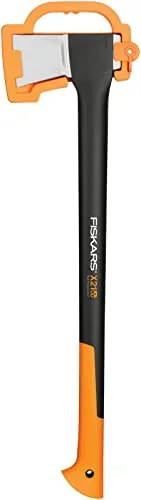 Fiskars Spaltaxt X21 L - 71 cm, inklusive Klingen- und Transportschutz, extra scharfe Klinge für effizientes Spalten von Holz