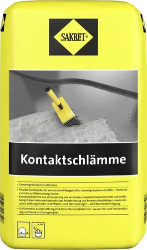 SAKRET Kontaktschlämme 10 kg Sack - Hochwertiger Mörtel - SAKRET Kontaktschlämme im 10 kg Sack, ideal für vielseitige Anwendungen im Bau. Hohe Haftung und einfache Verarbeitung sorgen für optimale Ergebnisse.