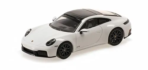 Minichamps 640064125 - Porsch. 911 (992.2) Carrer. GTS White 2025 - Maßstab 1/64 - Modellauto