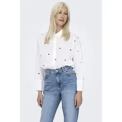 ONLY Female Hemd Onlnew - Box Fit Langarm - Blusen & Tuniken für Damen, aus 100% Baumwolle für hohen Tragekomfort und lässigen Stil.