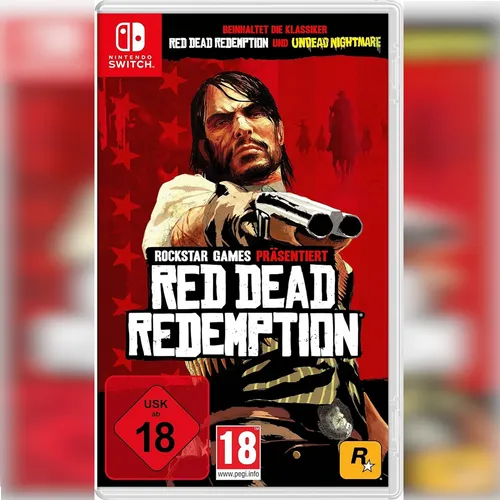 Red Dead Redemption - Nintendo Switch - Neu & OVP - PC- & Videospiele, Action & Abenteuer für Nintendo Switch, inkl. umfangreicher Sprachoptionen und online Spielmöglichkeit, ideal für Fans von Rockstar-Spielen.